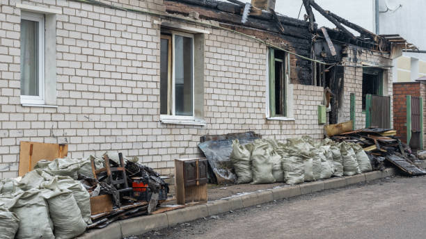 Professional Fire Damage Removal technician working in Marco Island, FL